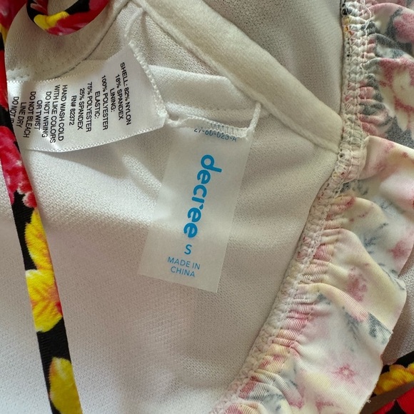 Flower Print Ribbed Tube Top w/ Corset Back & Bottoms - Picture 6 of 6